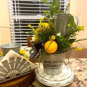 Lemon Decor Floral Arrangement